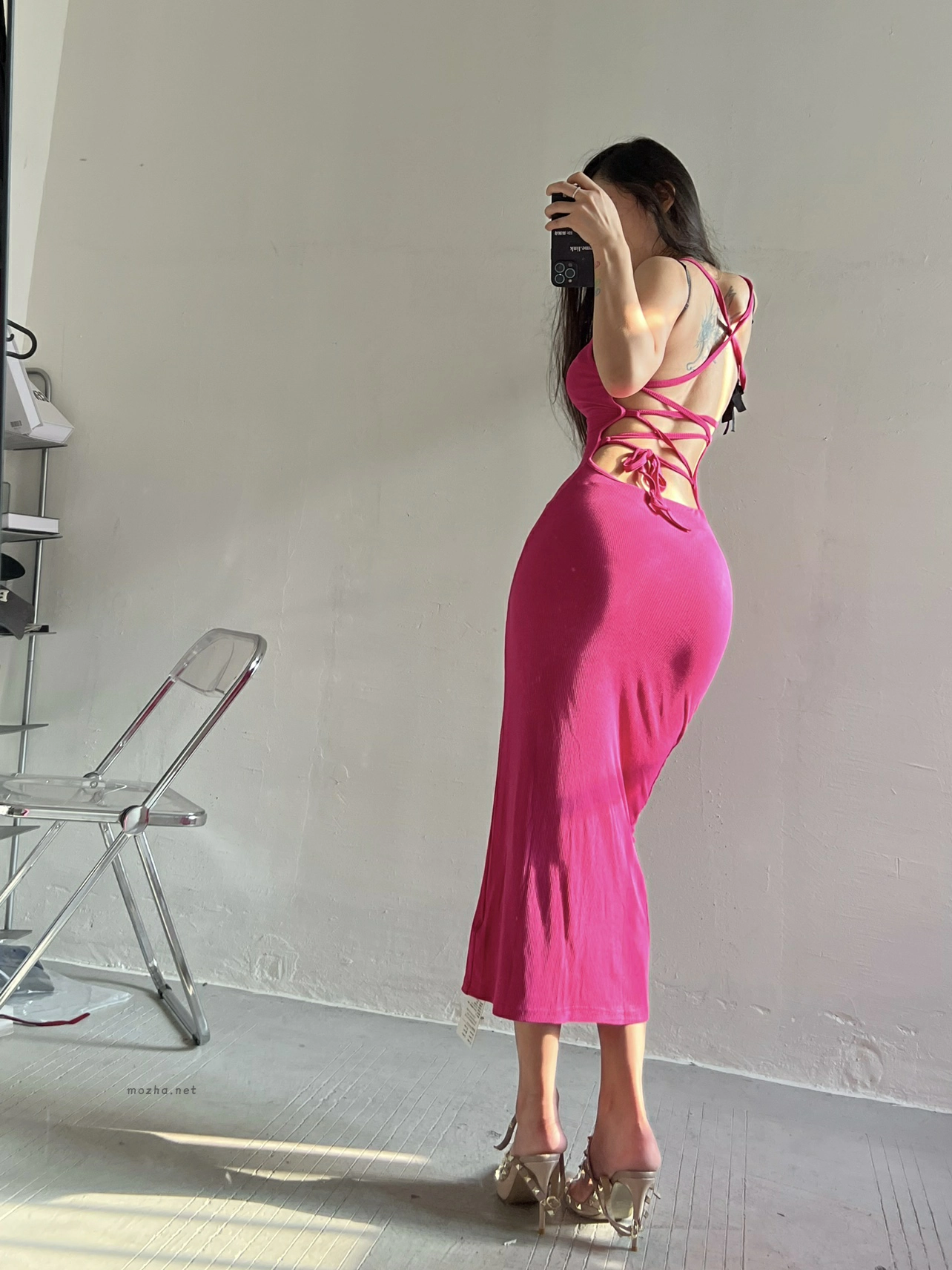 陈佩奇 – 多色系连体长裙【36P】